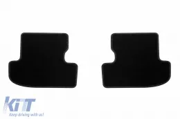 Textilfußmatten von Rigum geeignet für Ford Mustang nach 2016, Set aus 4 Stück, schwarz-image-6245270