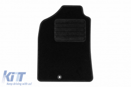 Textilfußmatten von Rigum geeignet für Ford Ranger 2008-2012, Set aus 4 Stück, schwarz-image-6245281