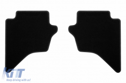 Textilfußmatten von Rigum geeignet für Ford Ranger 2008-2012, Set aus 4 Stück, schwarz-image-6245283