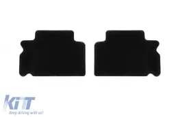 Textilfußmatten von Rigum geeignet für Ford Galaxy 2012-2015, S-Max 2012-2015 mit 7 Sitzen, Set aus 5 Stück, schwarz-image-6245296