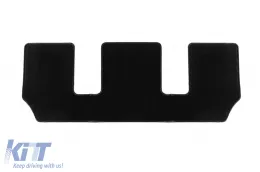 Textilfußmatten von Rigum geeignet für Ford Galaxy 2012-2015, S-Max 2012-2015 mit 7 Sitzen, Set aus 5 Stück, schwarz-image-6245297