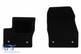 image-72-Textilfußmatten von Rigum geeignet für Ford Tourneo Connect, Transit Connect nach 2014, mit 2 Sitzen, Set aus 2 Stück, schwarz