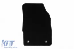 Textilfußmatten von Rigum geeignet für Ford Fiesta 2011-2017, Set aus 4 Stück, schwarz-image-6246519