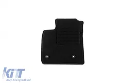Textilfußmatten von Rigum geeignet für Ford Tourneo Courier nach 2014, mit 2 Sitzen, Set von 2 Stück, schwarz-image-6246639