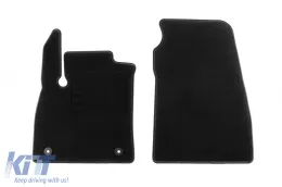 Textilfußmatten von Rigum geeignet für Ford Tourneo Courier nach 2024, 5 Sitze, Set aus 4 Stück, schwarz-image-6247843