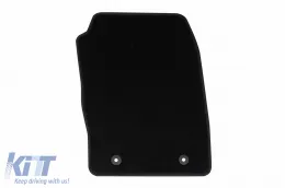 Textilfußmatten von Rigum geeignet für Ford Focus 2015-2018, Set aus 4 Stück, schwarz-image-6248104