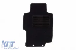 Textilfußmatten von Rigum geeignet für Honda Accord 2003-2008, Set aus 4 Stück, schwarz-image-6245316