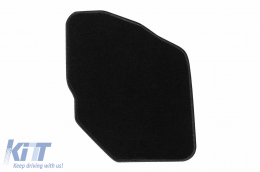 Textilfußmatten von Rigum geeignet für Honda City 2006-2009, Set aus 4 Stück, schwarz-image-6245331