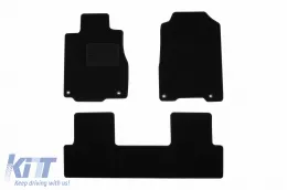image-30-Textilfußmatten von Rigum geeignet für Honda CR-V 2013-2018, Set aus 4 Stück, schwarz