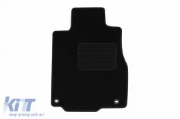 Textilfußmatten von Rigum geeignet für Honda CR-V 2013-2018, Set aus 4 Stück, schwarz-image-6245372