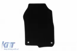 Textilfußmatten von Rigum geeignet für Honda CR-V, CR-V Hybrid 2018-2022, Set aus 4 Stück, schwarz-image-6245380