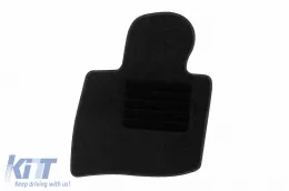 Textilfußmatten von Rigum geeignet für Honda Civic 2006-2012 Hatchback, Set aus 4 Stück, schwarz-image-6248090