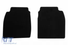 Textilfußmatten von Rigum geeignet für Honda Civic 2006-2012 Hatchback, Set aus 4 Stück, schwarz-image-6248092