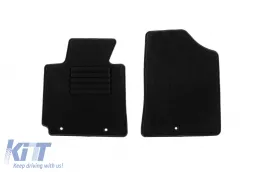 Textilfußmatten von Rigum geeignet für Hyundai Veloster nach 2011, Set aus 4 Stück, schwarz-image-6244612