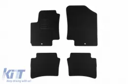 image-39-Textilfußmatten von Rigum geeignet für Hyundai i20 2009-2010, Set aus 4 Stück, schwarz