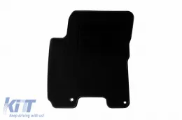 Textilfußmatten von Rigum geeignet für Hyundai Tucson, Kia Sportage 2009-2010, Set aus 3 Teilen, schwarz-image-6245490