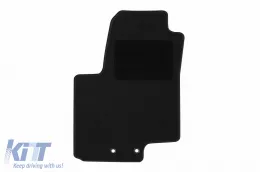 Textilfußmatten von Rigum geeignet für Hyundai iX20 2010-2019, Kia Venga 2009-2017, Set aus 3 Teilen, schwarz-image-6245758