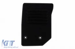 Textilfußmatten von Rigum geeignet für Jeep Wrangler 2007-2018, Set aus 4 Stück, schwarz-image-6245590