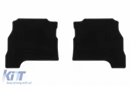Textilfußmatten von Rigum geeignet für Jeep Gladiator nach 2020, Set aus 4 Stück, schwarz-image-6246527