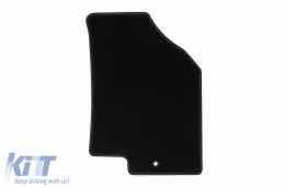 Textilfußmatten von Rigum geeignet für KIA Soul 2009-2014, Set aus 4 Stück, schwarz-image-6245939