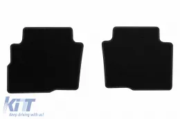 Textilfußmatten von Rigum geeignet für KIA Soul 2009-2014, Set aus 4 Stück, schwarz-image-6245940