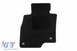 Textilfußmatten von Rigum geeignet für Mazda 3 2013-2019, Set aus 4 Stück, schwarz-image-6244215
