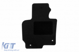 Textilfußmatten von Rigum geeignet für Mazda Cx-5 2012-2017, Set aus 4 Stück, schwarz-image-6245876