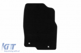 Textilfußmatten von Rigum geeignet für Mazda Cx-5 2012-2017, Set aus 4 Stück, schwarz-image-6245877