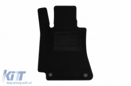 Textilfußmatten von Rigum geeignet für Mercedes C-Klasse W205 2013-2020, Set aus 4 Stück, schwarz-image-6244229