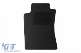 Textilfußmatten von Rigum geeignet für Mercedes E-Klasse W211 4x4 2002-2009, Set aus 4 Stück, schwarz-image-6245067