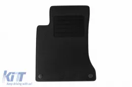 Textilfußmatten von Rigum geeignet für Mercedes A-Klasse W176 2012-2018, Set aus 4 Stück, schwarz-image-6245896