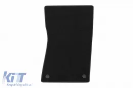 Textilfußmatten von Rigum geeignet für Mercedes CLS 2002-2010, E-Klasse W211 2002-2009, Set aus 4 Stück, schwarz-image-6245959