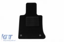 Textilfußmatten von Rigum geeignet für Mercedes GLK X204 2008-2015, Set aus 4 Stück, schwarz-image-6245986