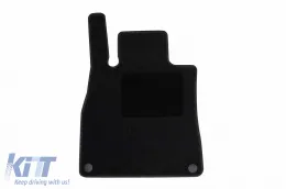 Textilfußmatten von Rigum geeignet für Mercedes S-Klasse W222 2013-2020 mit kurzem Radstand, Set aus 4 Stück, schwarz-image-6246014