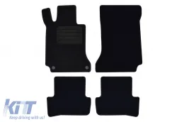 image-77-Textilfußmatten von Rigum geeignet für Mercedes C-Klasse W204 2007-2014, Set aus 4 Stück, schwarz