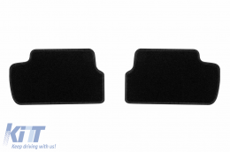 Textilfußmatten von Rigum geeignet für Mini Cooper 3 Türen nach 2013, Set aus 4 Stück, schwarz-image-6244640