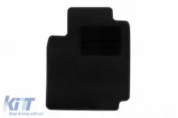 Textilfußmatten von Rigum geeignet für Nissan Micra 2003-2010, Set aus 4 Stück, schwarz-image-6246123