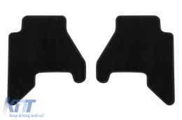 Textilfußmatten von Rigum geeignet für Nissan Navara 2005-2010, Set aus 4 Stück, schwarz-image-6246160