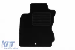 Textilfußmatten von Rigum geeignet für Nissan Note 2006-2013, Set aus 4 Stück, schwarz-image-6246165