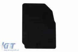 Textilfußmatten von Rigum geeignet für Nissan Note 2006-2013, Set aus 4 Stück, schwarz-image-6246166