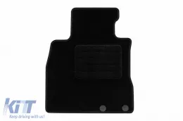 Textilfußmatten von Rigum geeignet für Nissan Note 2013-2020, Set aus 4 Stück, schwarz-image-6246172