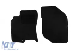 Textilfußmatten von Rigum geeignet für Nissan X-Trail 2001-2007, Set aus 4 Stück, schwarz-image-6246199