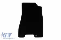 Textilfußmatten von Rigum geeignet für Nissan X-Trail T31 2007-2014, Set aus 4 Stück, schwarz-image-6246206