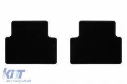 Textilfußmatten von Rigum geeignet für Nissan X-Trail T31 2007-2014, Set aus 4 Stück, schwarz-image-6246207