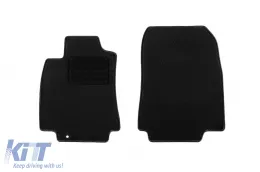 Textilfußmatten von Rigum geeignet für Nissan Tiida Hatchback, Limousine 2007-2012, Set mit 4 Stück, schwarz-image-6248123