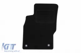 Textilfußmatten von Rigum geeignet für Opel Corsa D 2006-2014, Set aus 4 Stück, schwarz-image-6244258