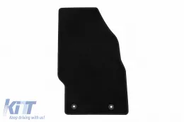 Textilfußmatten von Rigum geeignet für Opel Adam 2013-2019, Set aus 4 Stück, schwarz-image-6246239