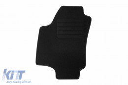 Textilfußmatten von Rigum geeignet für Opel Astra G 1998-2004, Set aus 4 Stück, schwarz-image-6246259