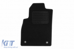 Textilfußmatten von Rigum geeignet für Opel Astra J 2010-2015, Set aus 4 Stück, schwarz-image-6246266