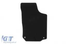 Textilfußmatten von Rigum geeignet für Opel Corsa C 2000-2006, Set aus 4 Stück, schwarz-image-6246274